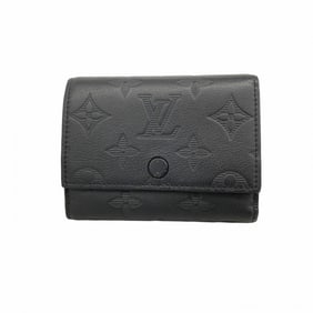 Louis Vuitton Monogram Shadow Victor Wallet M12635 Black Men's Tri-fold