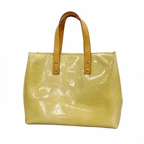 Louis Vuitton Vernis Reed PM Handbag M91144 Beige Women's