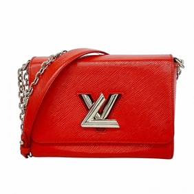 Louis Vuitton Epi Twist MM Shoulder Bag M50523 Coquelicot Women's