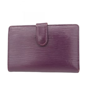 Louis Vuitton Epi Wallet Portefeuille Viennois M6364K Cassis Women's