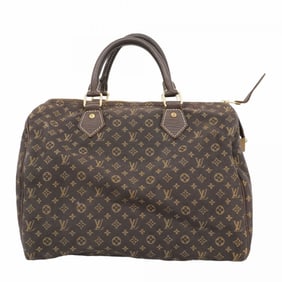 Louis Vuitton Monogram Mini Lan Speedy 30 Handbag M95224 Ebene Women's