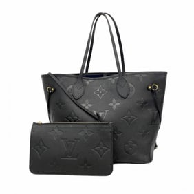 Louis Vuitton Tote Bag Monogram Empreinte Neverfull MM M45685 Noir Women's