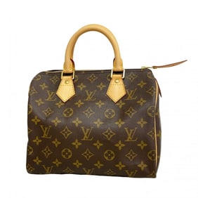 Louis Vuitton Monogram Speedy 25 Handbag M41109 Brown Women's