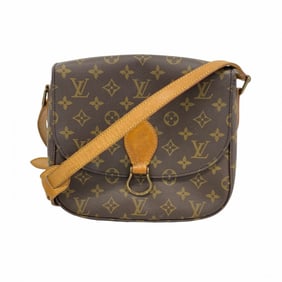 Louis Vuitton Monogram Saint-Cloud GM Shoulder Bag M51242 Brown Women's