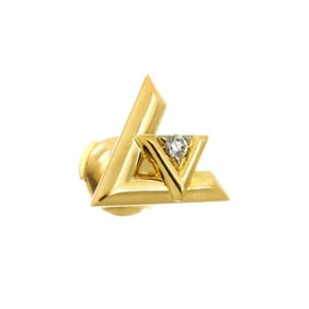 Louis Vuitton Volt One Diamond Earrings in 18K Yellow Gold (750) - Single Earring