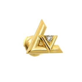 Louis Vuitton Volt One Diamond Earrings in 18K Yellow Gold (750) - Single Earring
