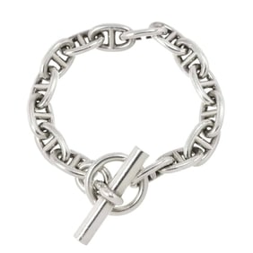 Hermes Hermès Chaine d'Ancre MM Bracelet, 15 links, 16cm, Silver SV 925