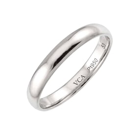 Van Cleef & Arpels Tendremont #53 Ring, 3mm Wide, Platinum