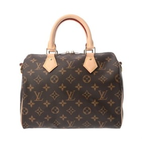 LOUIS VUITTON Louis Vuitton Monogram Speedy Bandouliere 25 Brown M46977 Men's/Women's Canvas