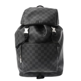 LOUIS VUITTON Damier Graphite Backpack (Black/Gray) N40005 Men's Backpack/Daypack (B Rank) Pre-owned
