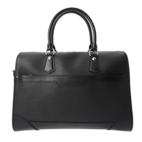 LOUIS VUITTON Epi Leather Bourgeier Noir M42392 Men's Business Bag, AB Rank, Pre-owned, Ginzo