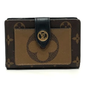LOUIS VUITTON M69432 Portefeuille Juliette Compact Wallet, Bifold Monogram Reverse Canvas, Women's,