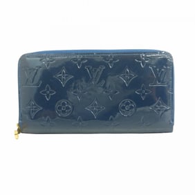 Louis Vuitton Vernis Zippy Wallet M90047 Grand Blue Women's Long