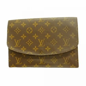 Louis Vuitton Monogram Pochette Lava 23 Clutch Bag M51940 Brown Women's