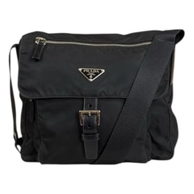 Prada Shoulder Bag Nylon BT8894 Black Unisex PRADA