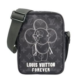 Louis Vuitton Danube PM Vivienne Monogram Eclipse Shoulder Bag, M43677, Black, Men's LOUIS VUITTON