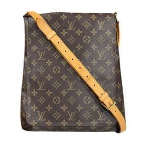 Louis Vuitton Musette Monogram Shoulder Bag, Canvas M51256, Brown, Women's, LOUIS VUITTON