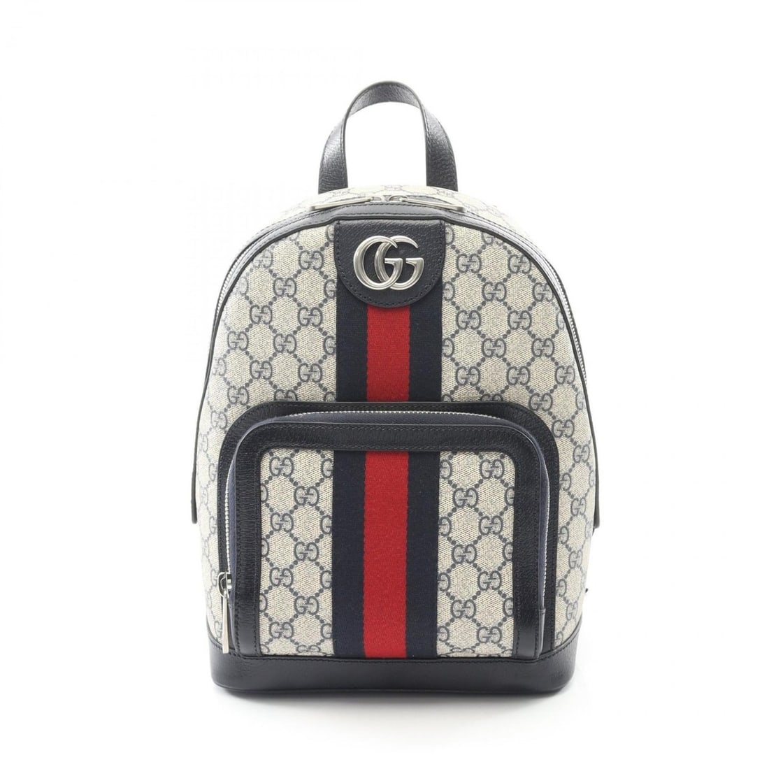 Gucci Ophidia GG Supreme Backpack Bag, PVC-Coated Canvas and Leather, Women's, Beige, Navy, Red,: --- Catalog ---Category: SizeSize (HxWxD): 30cm x 22cm x 11cm / 11.81'' x 8.66'' x 4.33''Category: DesignType: BackpackColor: Beige, Navy, Red colorGender: WomenMaterial: PVC , Coated canvas , Leather