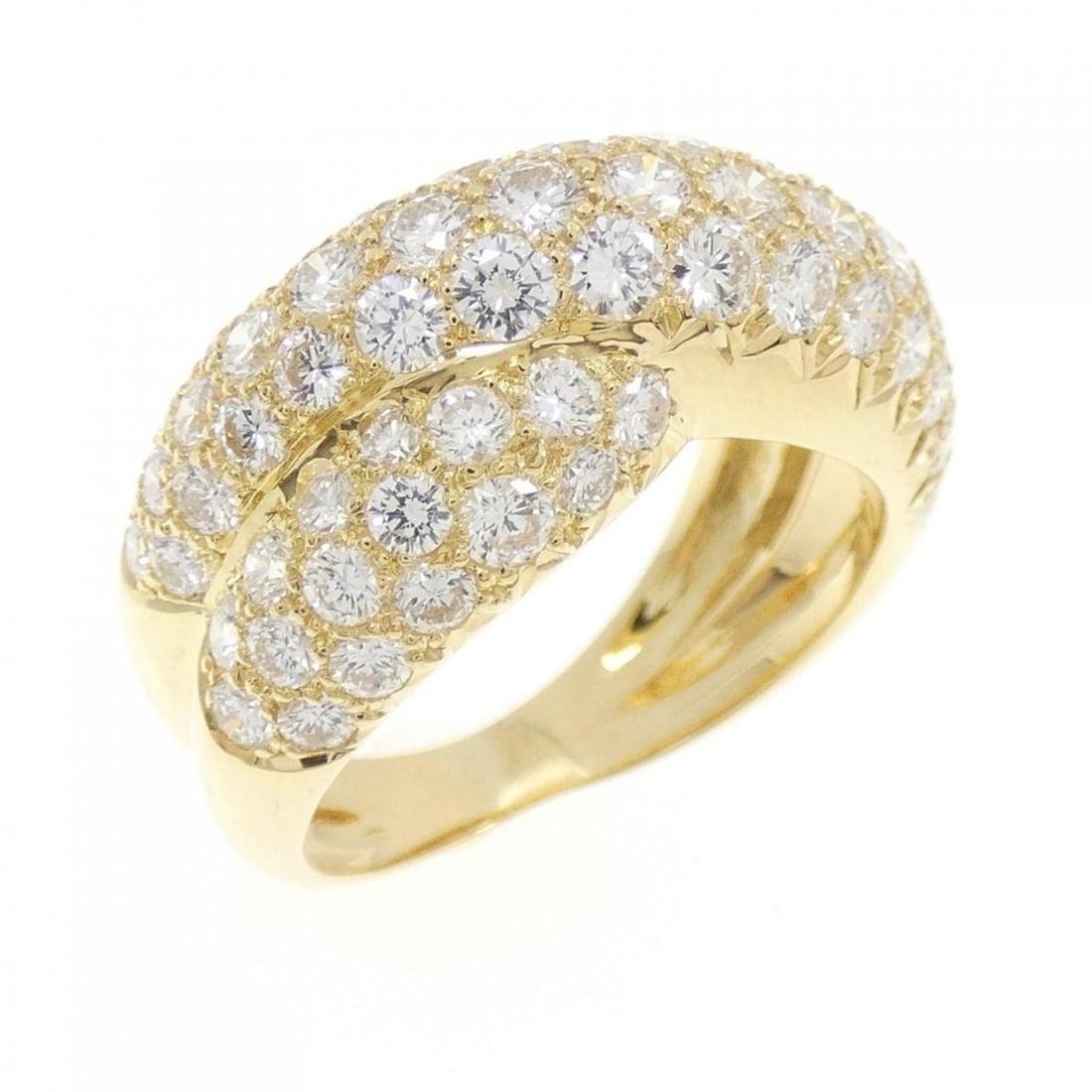 Van Cleef & Arpels Diamond Ring 2.09CT: --- Catalog ---Category: SizeJP Size: 11US Size: 6Category: DesignType: Band ringColor: Yellow goldStone: DiamondGender: WomenMaterial: Yellow gold (18K)Weight (ct.): 2.09Category: GeneralBrand: Van C