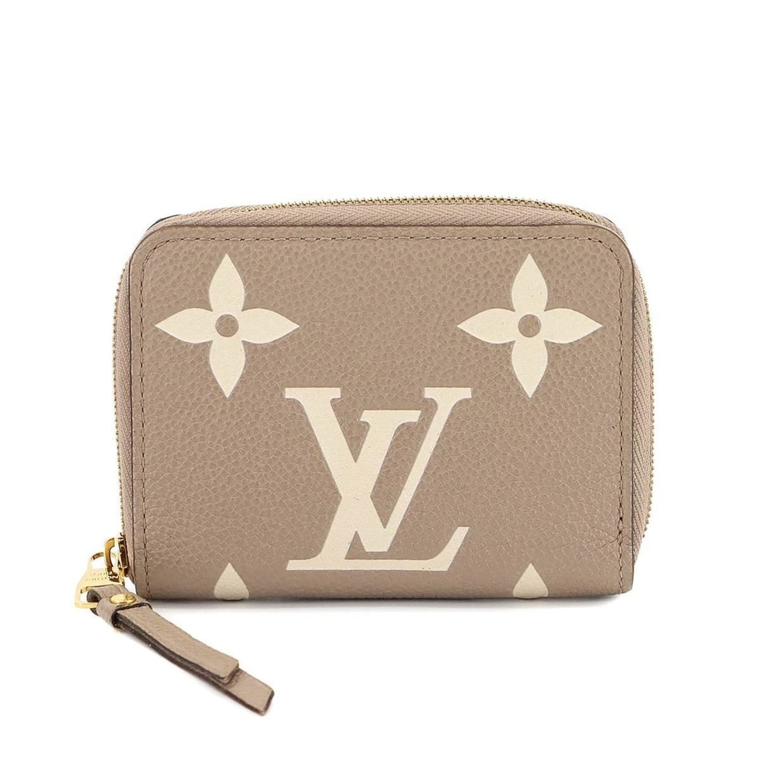Louis Vuitton Two-Tone Monogram Empreinte Zippy Coin Purse, Leather, Tourterelle Creme, M69797 (1 of 15)