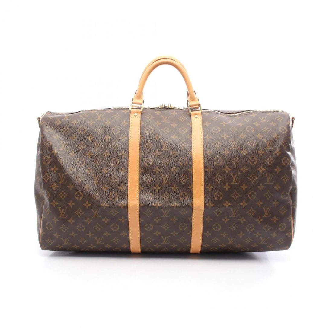Louis Vuitton Keepall Bandouliere 60 Boston Bag, Coated Canvas and Leather, Monogram, Brown, Men's: --- Catalog ---Category: SizeSize (HxWxD): 32cm x 60cm x 26cm / 12.59'' x 23.62'' x 10.23''Category: DesignType: Boston bagColor: BrownGender: Men,WomenMaterial: Coated canvas , Leather Category: Gene
