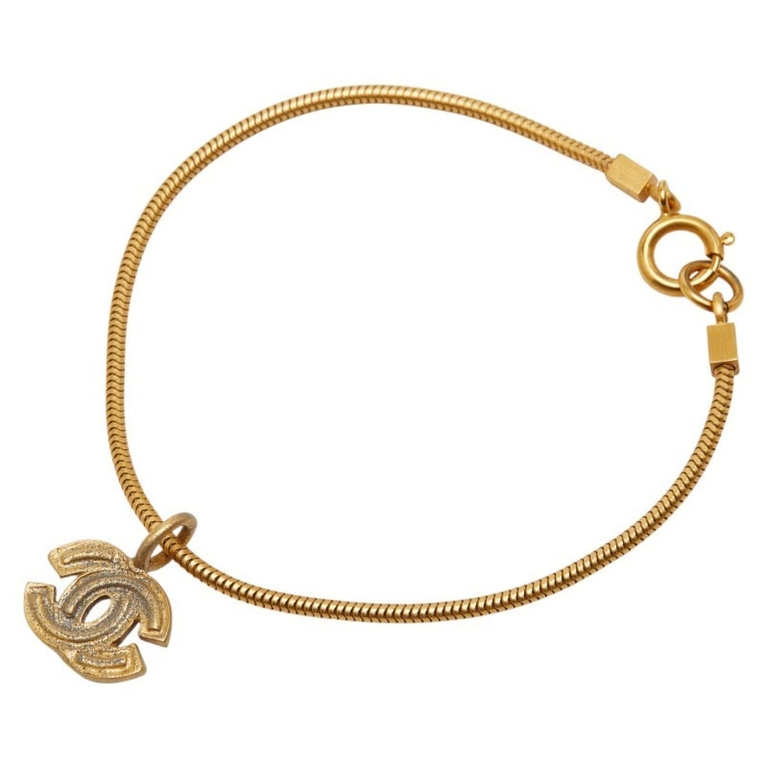 Chanel Coco Mark Bracelet, Gold Plated, Women's, CHANEL: --- Catalog ---Category: SizeLength: 18.5cm / 7.28''Category: DesignType: Charm braceletColor: GoldGender: WomenCategory: GeneralBrand: Chanel--- Item List ---Section: ConditionRanking: Rank AB Used -