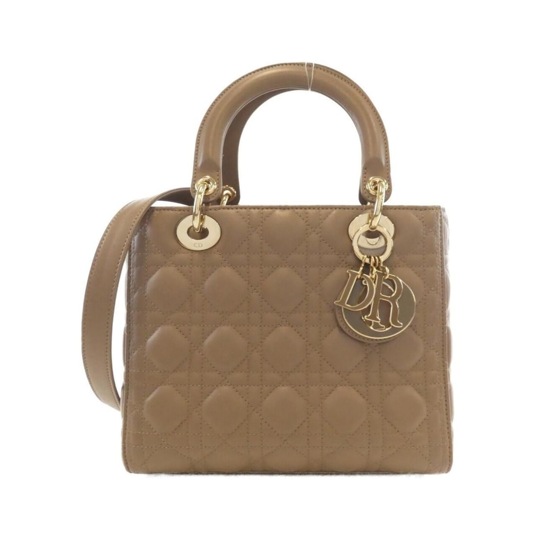 Christian Dior Lady Medium M0565OCEA Bag: --- Catalog ---Category: SizeSize (HxWxD): 20cm x 24cm x 12cm / 7.87'' x 9.44'' x 4.72''Category: DesignType: Handbag, Shoulder bagColor: BrownGender: WomenMaterial: Leather Leather/Fur Type: Lambskin