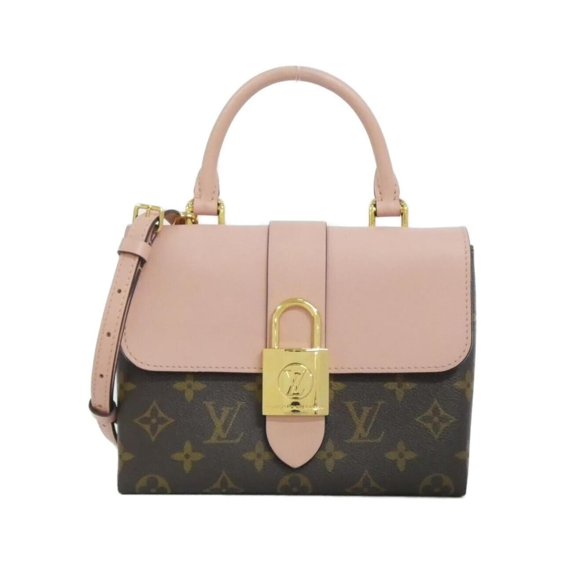 Louis Vuitton Monogram Rocky BB Bag M44080: --- Catalog ---Category: SizeSize (HxWxD): 15cm x 21cm x 7cm / 5.9'' x 8.26'' x 2.75''Category: DesignType: Handbag, Shoulder bagColor: Marron, Rose PoudreGender: WomenMaterial: Coated canvas Hardware