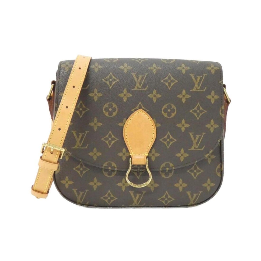 Louis Vuitton Monogram Saint-Cloud 24cm M51242 Shoulder Bag: --- Catalog ---Category: SizeSize (HxWxD): 23cm x 24cm x 7cm / 9.05'' x 9.44'' x 2.75''Category: DesignType: Shoulder bagColor: MarronGender: WomenMaterial: Coated canvas Hardware Color: GoldCategory: