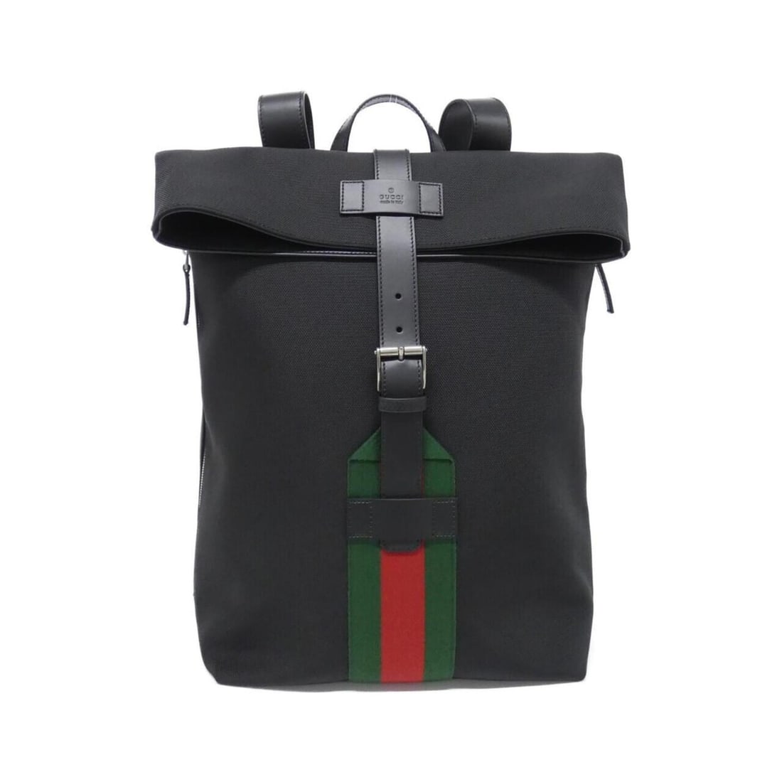 Gucci 619749 KWT6N Backpack: --- Catalog ---Category: SizeSize (HxWxD): 46cm x 30cm x 19cm / 18.11'' x 11.81'' x 7.48''Category: DesignType: BackpackColor: BlackGender: Men,WomenMaterial: Canvas Hardware Color: SilverCategory: Ge