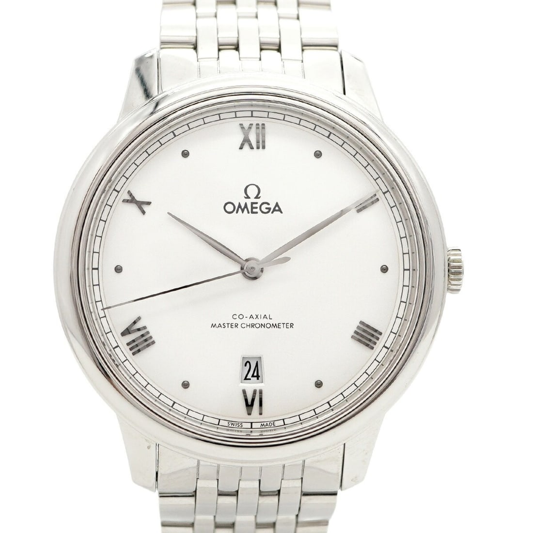 Omega De Ville 434.10.40.20.02.001 White Dial Men's Watch: --- Catalog ---Category: SizeWrist Size: 15cm / 5.9''Case Diameter: 40mm / 1.57''Category: DesignType: WristwatchGender: MenColor (Dial): WhiteMaterial (Band): Stainless steelCategory: GeneralMPN: 434