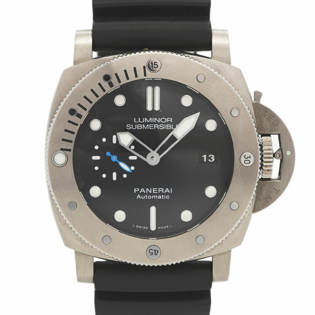 Officine Panerai Submersible PAM01305 Black Dial Men's Watch: --- Catalog ---Category: SizeWrist Size: 21cm / 8.26''Case Diameter: 47mm / 1.85''Category: DesignType: WristwatchGender: MenColor (Dial): BlackMaterial (Band): RubberCategory: GeneralMPN: PAM01305Bra
