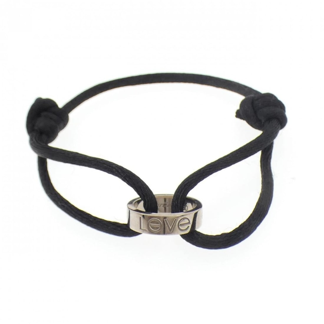 Cartier Love Bracelet Charity: --- Catalog ---Category: DesignType: Charm braceletColor: Black, White goldGender: WomenMaterial: White goldCategory: GeneralBrand: Cartier--- Item List ---Section: ConditionRanking: Rank SA Used - Ha