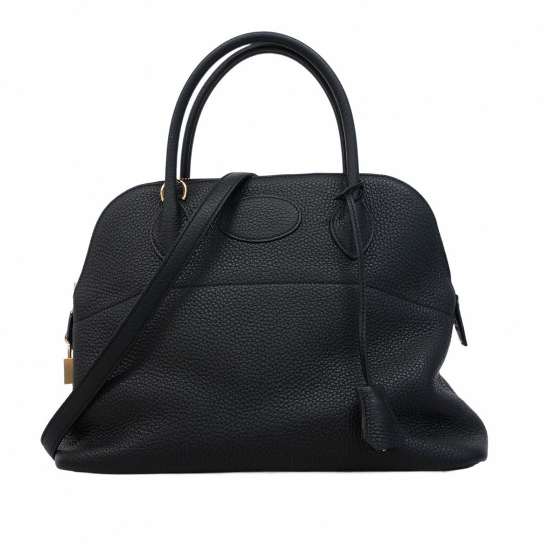Hermes Hermès Bolide 31 Handbag in Taurillon Clemence Leather, Black, with Y Stamp, 2-Way Bag for: --- Catalog ---Category: SizeSize (HxWxD): 24cm x 30.5cm x 12cm / 9.44'' x 12'' x 4.72''Category: DesignType: HandbagColor: BlackGender: WomenMaterial: Taurillon clemence leather Hardware Color: GoldC