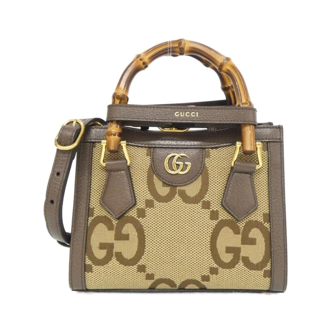 Gucci DIANA 655661 UKMBT handbag: --- Catalog ---Category: SizeSize (HxWxD): 16cm x 20cm x 10cm / 6.29'' x 7.87'' x 3.93''Category: DesignType: HandbagColor: Brown, CamelGender: WomenMaterial: GG canvas , Leather Category: GeneralMPN: