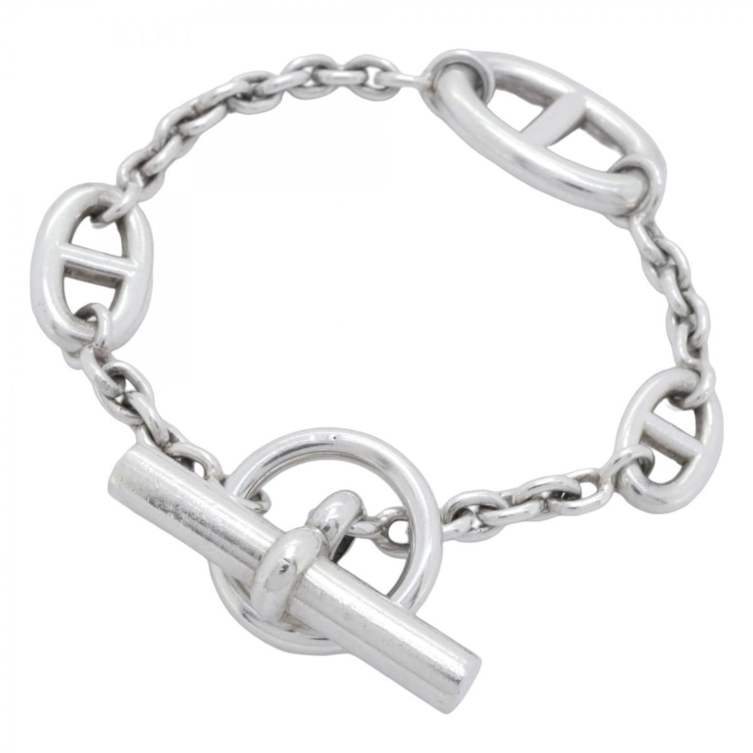 Hermes Chaine d'Ancre Farandole Bracelet, Silver 925, Women's: --- Catalog ---Category: SizeLength: 15.5cm / 6.1''Category: DesignType: Charm braceletGender: WomenMaterial: Silver 925Category: GeneralBrand: Hermes--- Item List ---Section: ConditionRanking: Rank A