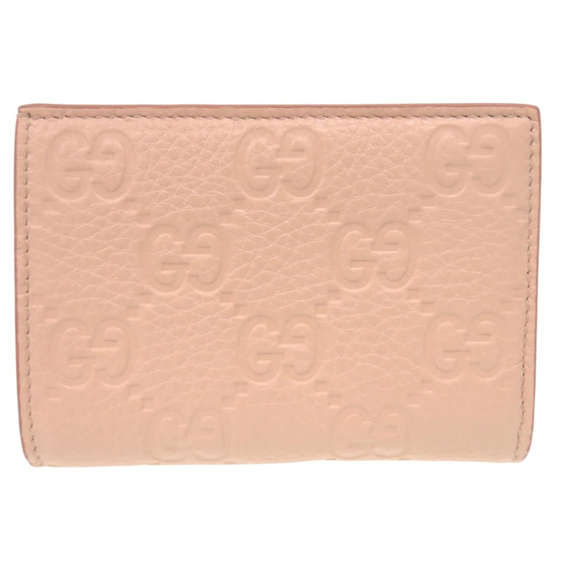 Like new Gucci GG Emblem Medium Wallet 815874 Grained Leather Taupe Beige Bifold 1047: --- Catalog ---Category: SizeSize (HxWxD): 8.5cm x 11.5cm x 2.8cm / 3.34'' x 4.52'' x 1.1''Category: DesignType: Wallet (bi-fold)Color: BeigeGender: WomenMaterial: Leather Category: GeneralMPN: 815874