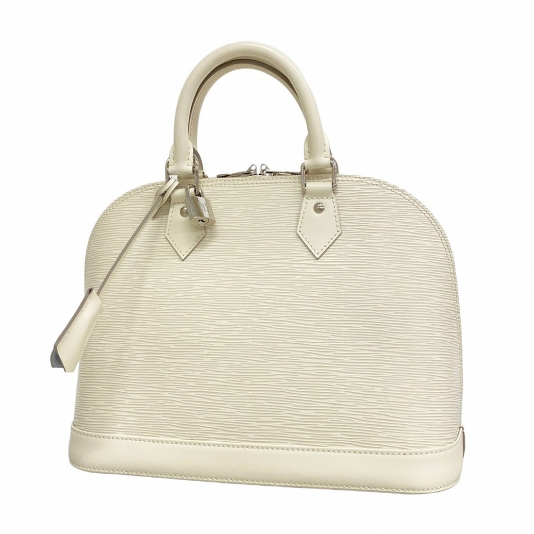 Louis Vuitton Epi Alma PM Handbag M4030J White Leather Women's: --- Catalog ---Category: SizeSize (HxWxD): 23cm x 30.5cm x 15cm / 9.05'' x 12'' x 5.9''Category: DesignType: HandbagColor: LV Off WhiteGender: WomenCategory: GeneralMPN: M4030JBrand: Louis Vuitton---