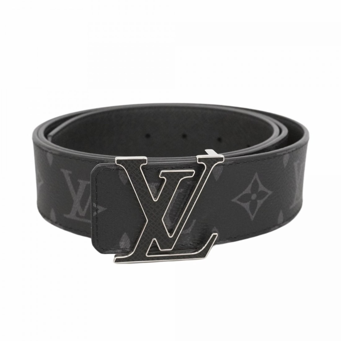 Louis Vuitton Monogram Eclipse Centurion LV Initial Belt M0157 Black Men's: --- Catalog ---Category: SizeLength: 98cm - 108cm / 38.58'' - 42.51''Category: DesignType: Standard beltColor: BlackGender: MenCategory: GeneralMPN: M0157Brand: Louis Vuitton--- Item List ---Section:
