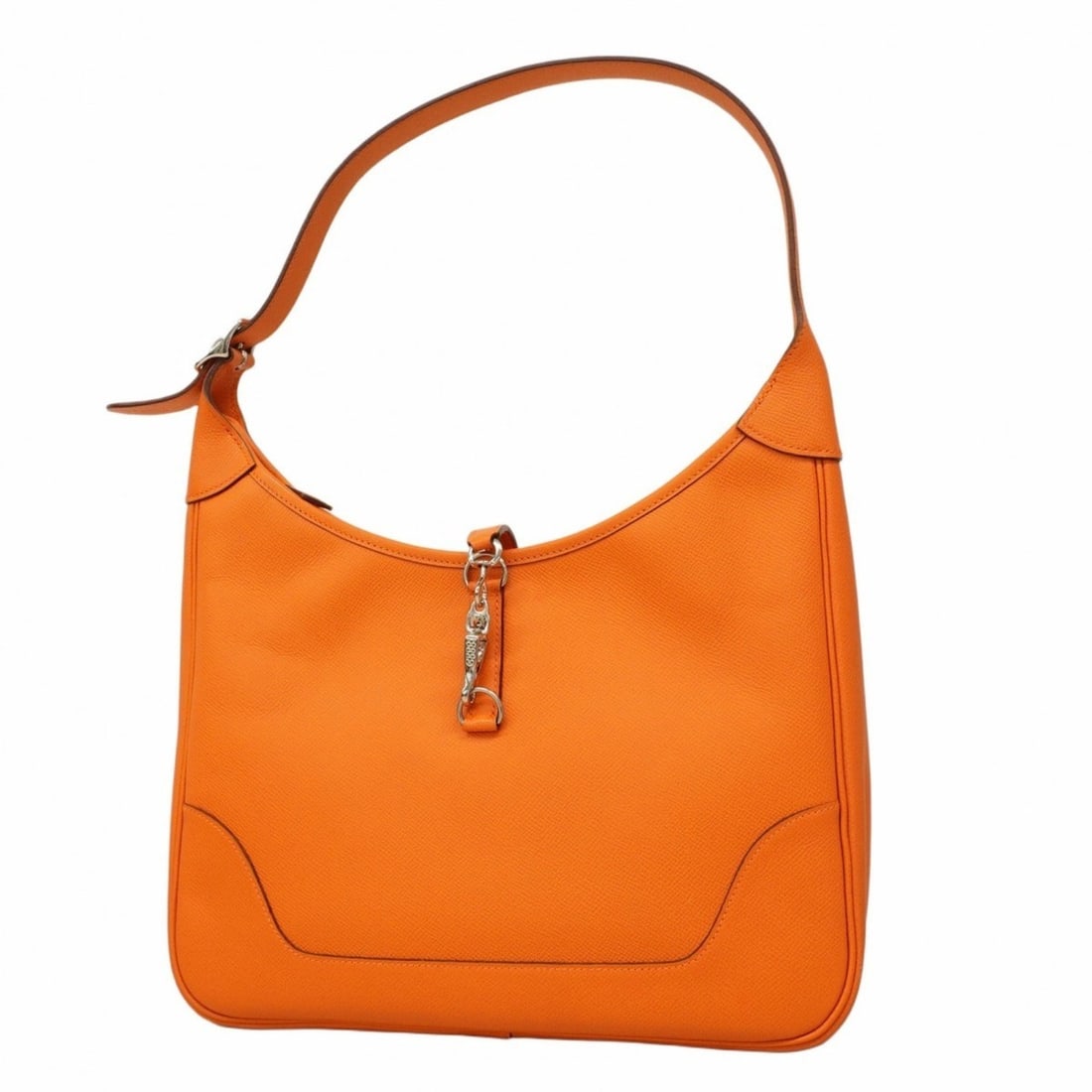Hermes Hermès Trim 31 Shoulder Bag, Epsom Leather, Orange, J Stamp, Women's: --- Catalog ---Category: SizeSize (HxWxD): 21.5cm x 30.5cm x 8.5cm / 8.46'' x 12'' x 3.34''Category: DesignType: Shoulder bagColor: OrangeGender: WomenMaterial: Epsom leather Hardware Color: SilverCat