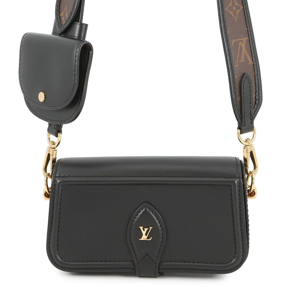 Louis Vuitton Officer's Pouch Shoulder Bag M69841 LOUIS VUITTON Black: --- Catalog ---Category: SizeSize (HxWxD): 10cm x 18cm x 4.5cm / 3.93'' x 7.08'' x 1.77''Category: DesignType: Shoulder bagColor: NoirGender: WomenMaterial: Leather Hardware Color: GoldCategory: Gener