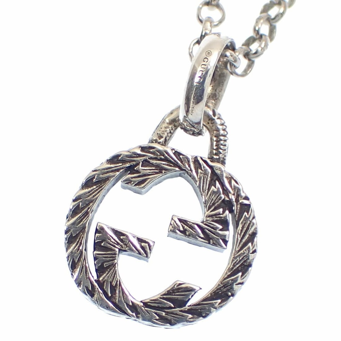 Gucci Interlocking G Necklace, SV925, 7.2g, Silver, for Men and Women: --- Catalog ---Category: SizeNeck Circumference: 44 cm - 50 cm / 17.32'' - 19.68''Category: DesignGender: Men,WomenMaterial: Silver 925Necklace Type: NecklaceCategory: GeneralBrand: Gucci--- Item List