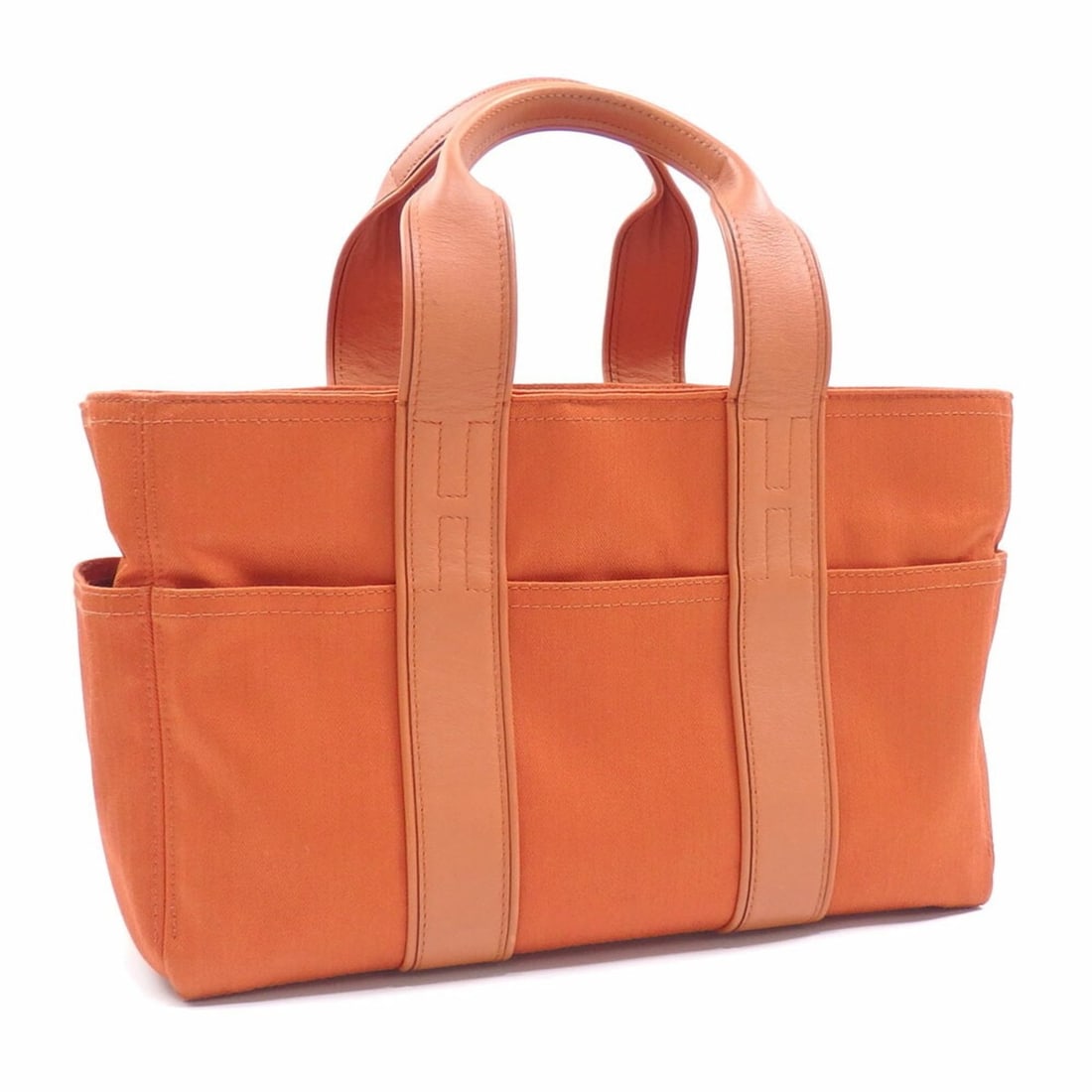 Hermès Acapulco Handbag, Women's, Orange Toile Chevron Leather, HERMES A4044961: --- Catalog ---Category: SizeSize (HxWxD): 20cm x 31.5cm x 13.5cm / 7.87'' x 12.4'' x 5.31''Category: DesignType: HandbagColor: OrangeGender: WomenMaterial: Toile chevron , Leather Category: GeneralBr