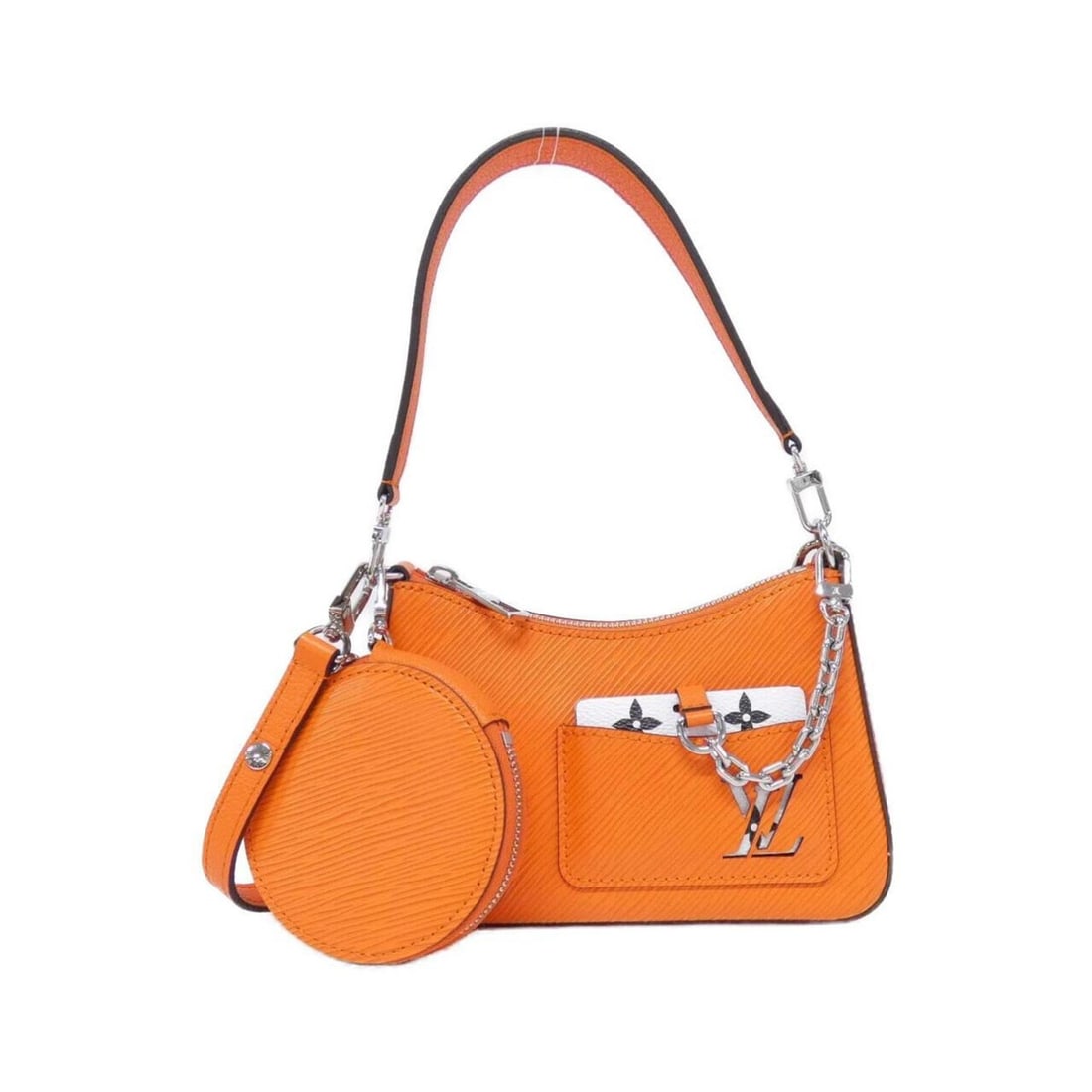 Louis Vuitton Epi Malellini M22736 Shoulder Bag: --- Catalog ---Category: SizeSize (HxWxD): 13cm x 19cm x 6cm / 5.11'' x 7.48'' x 2.36''Category: DesignType: Shoulder bagColor: OrangeGender: WomenMaterial: Leather Leather/Fur Type: CalfskinCategory: