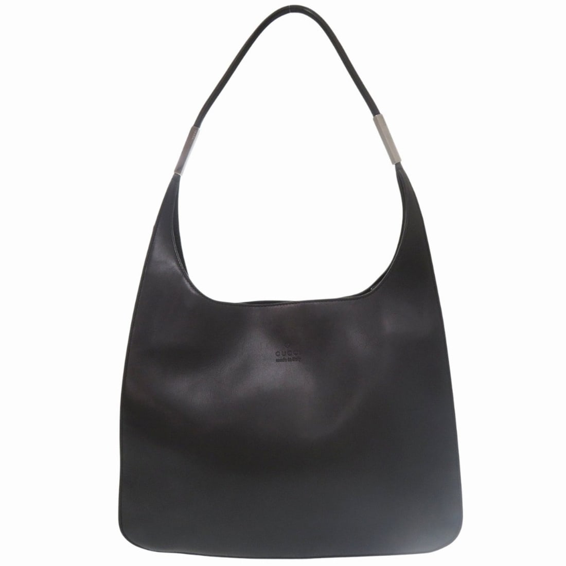 Excellent condition Gucci one-shoulder bag 001 3167 3754, black leather with silver hardware,: --- Catalog ---Category: SizeSize (HxWxD): 37cm x 31.5cm x 13cm / 14.56'' x 12.4'' x 5.11''Category: DesignType: Shoulder bagColor: BlackGender: WomenMaterial: Leather Category: GeneralMPN: 001 3167 3