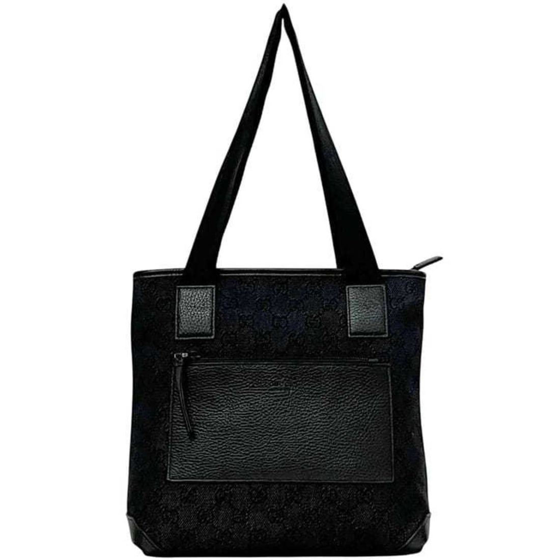Gucci Tote Bag ec-24816 Black GG Canvas 143424 Leather 213317 GUCCI Mini Square Women's and Men's: --- Catalog ---Category: SizeSize (HxWxD): 24cm x 26cm x 11.5cm / 9.44'' x 10.23'' x 4.52''Handle Length: 52cm / 20.47''Category: DesignType: Tote bagColor: BlackGender: Men,WomenMaterial: GG canvas ,