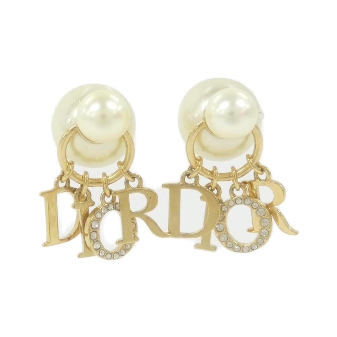 Christian Dior Tribal E1411TRICY Earrings: --- Catalog ---Category: SizeSize (HxWxD): 28.00mm x 22.00mm / 1.10'' x 0.87''Category: DesignType: Stud earringsColor: Clear, Gold, WhiteGender: WomenCategory: GeneralMPN: E1411TRICYBrand: Christian