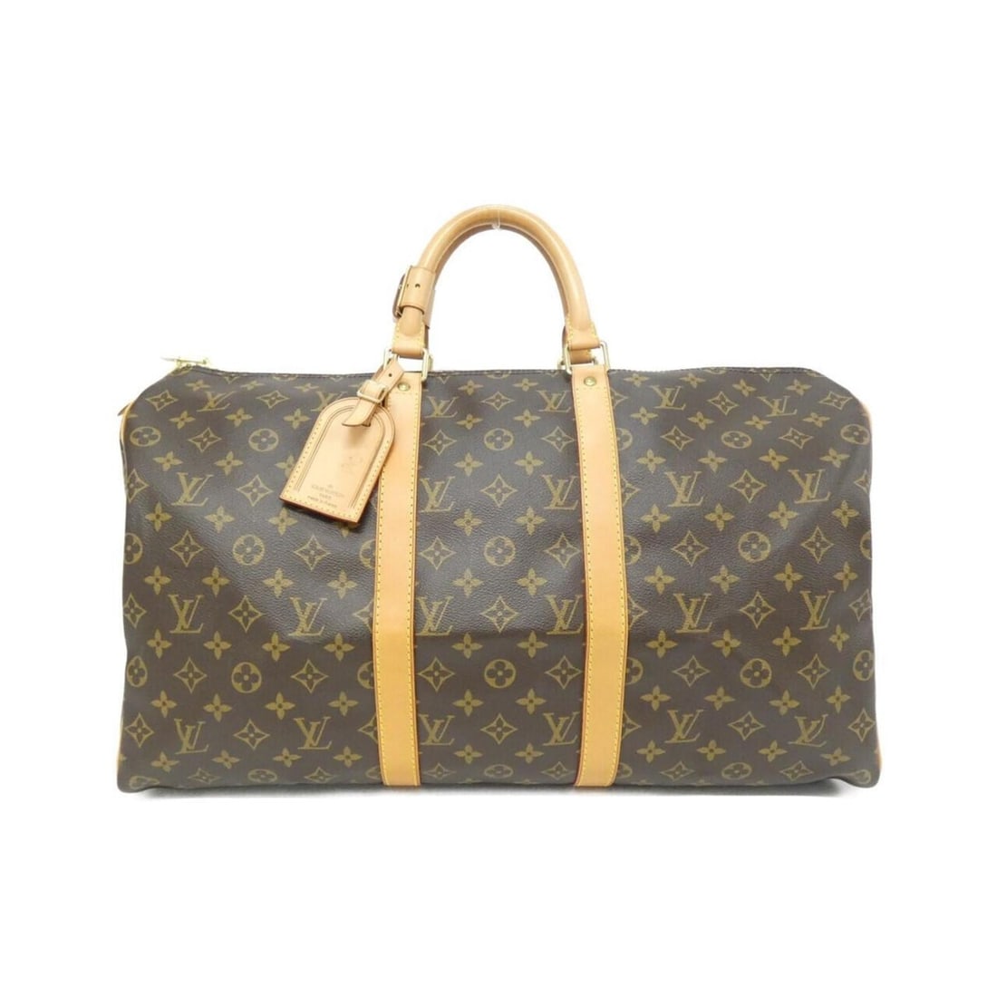 Louis Vuitton Monogram Keepall 50cm Boston Bag M41426: --- Catalog ---Category: SizeSize (HxWxD): 29cm x 50cm x 22cm / 11.41'' x 19.68'' x 8.66''Category: DesignType: Boston bagColor: MarronGender: Men,WomenMaterial: Coated canvas Hardware Color: GoldCate