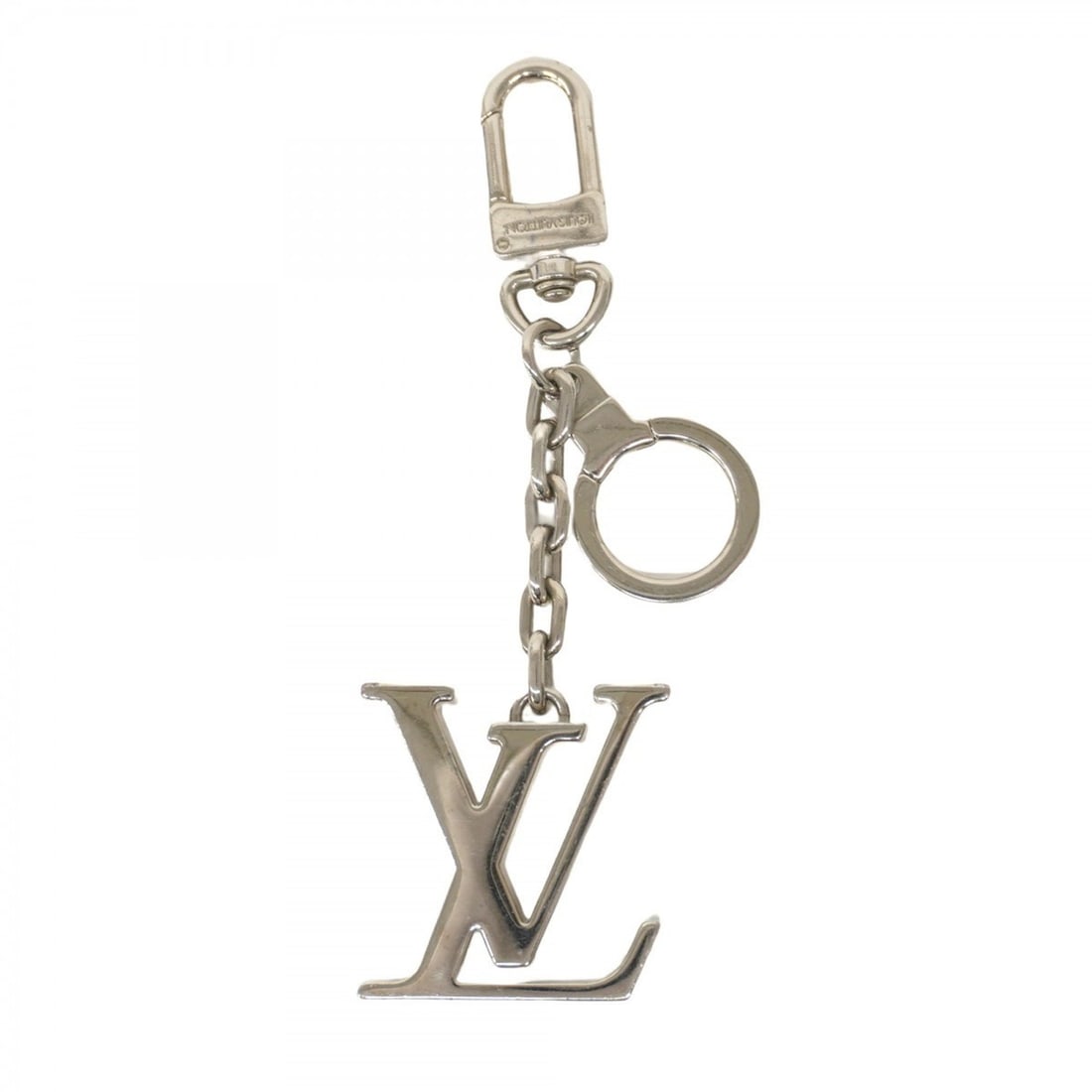 Louis Vuitton Porto Clair Initial LV Keychain M65071 Silver Men's Women's P2046625: --- Catalog ---Category: SizeSize (HxWxD): 14cm x 4.5cm x 5.00mm / 5.51'' x 1.77'' x 0.19''Category: DesignType: KeyringColor: SilverGender: Men,WomenCategory: GeneralMPN: M65071Brand: Louis Vuitton--