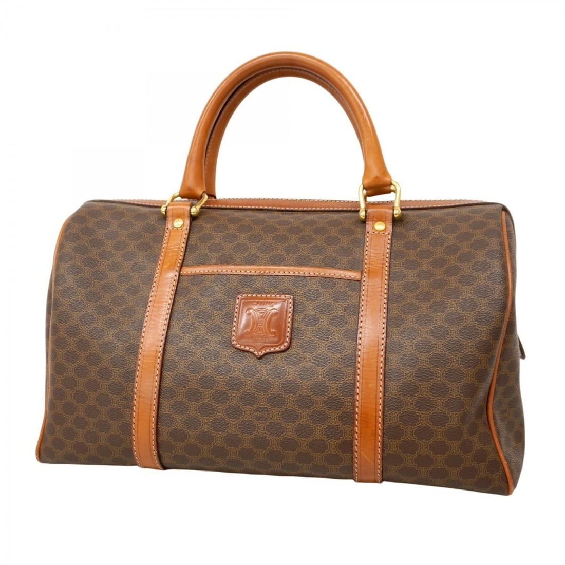 Celine Macadam Brown Handbag for Women P2046188: --- Catalog ---Category: SizeSize (HxWxD): 21cm x 35cm x 18cm / 8.26'' x 13.77'' x 7.08''Category: DesignType: HandbagColor: BrownGender: WomenMaterial: PVC Hardware Color: GoldCategory: GeneralBrand: